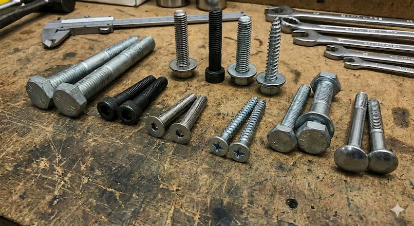 Tipos de parafusos industriais e suas aplicações na linha de produção