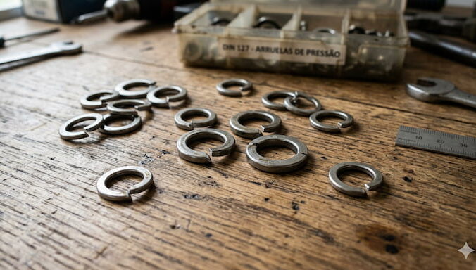 Arruela de pressão DIN 127: aplicações, vantagens e onde comprar
